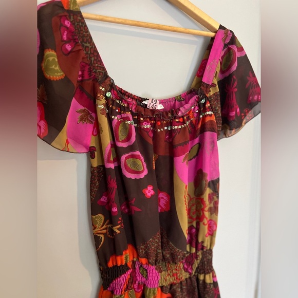 Y2K Floral Multicolor Top - Picture 4 of 9